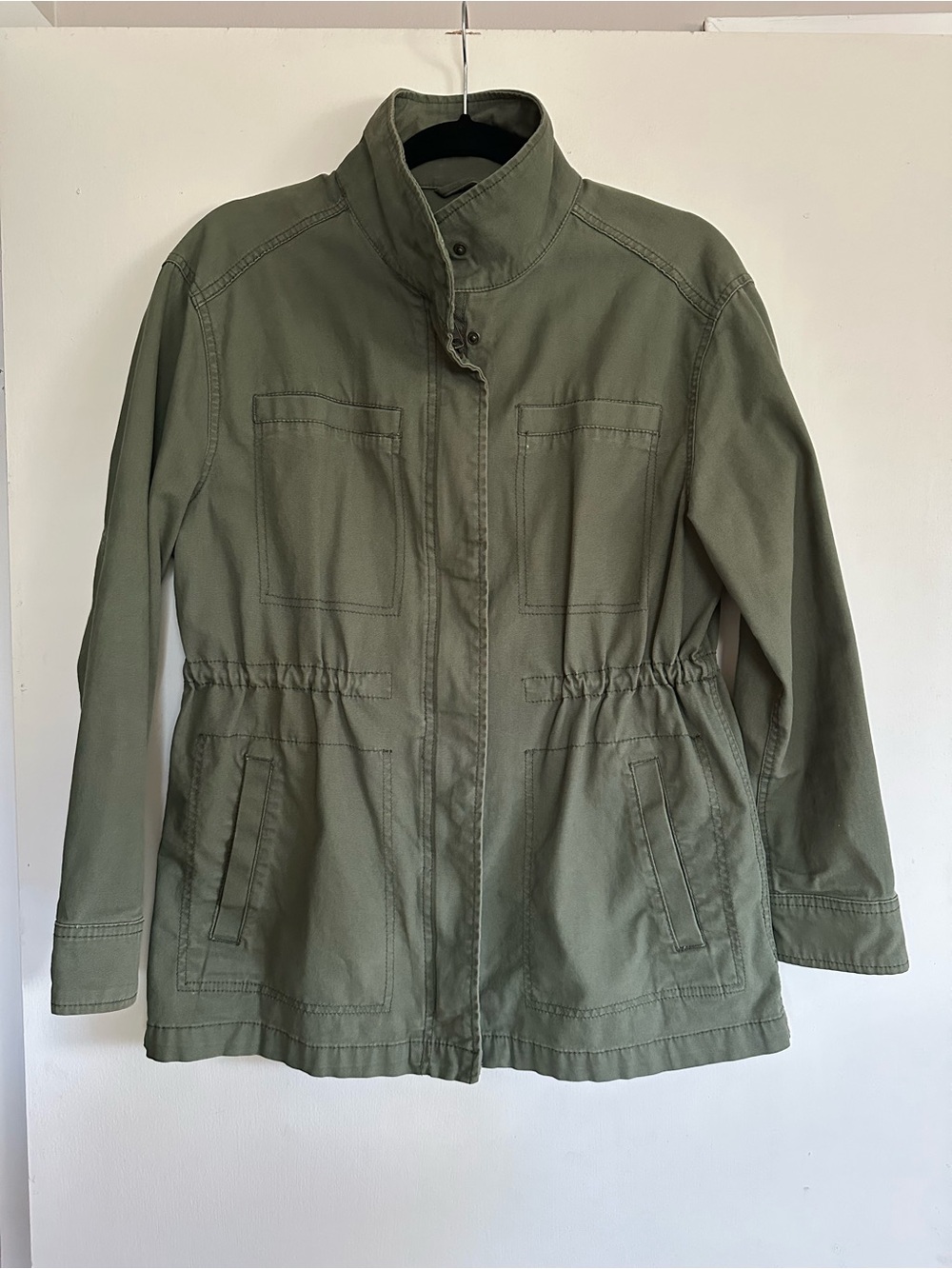 Old Navy Olive Green Drawstring-Waist Utility Jacket - Women